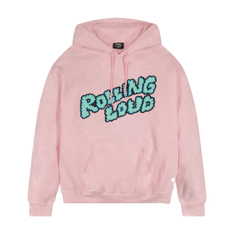 Rolling Loud Pink Puffy Logo Hoodie sold by Rolling Loud Merch