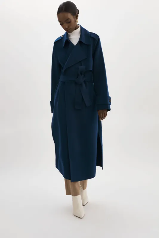 MARGARET | Wool Trench Coat sold by La Marque