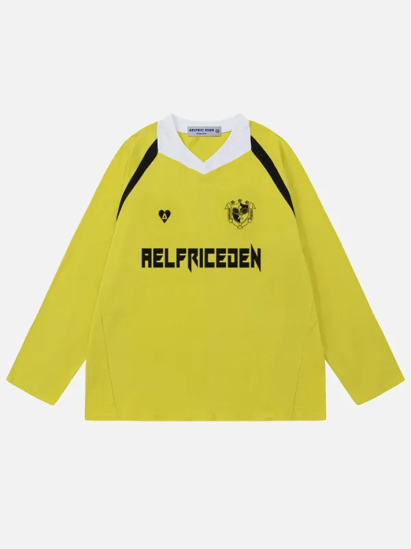 Aelfric Eden Patchwork Racing Energy Sweatshirt sold by Aelfric Eden