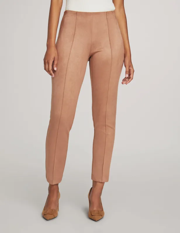 Scuda Suede Pull On Slim Ankle Pant sold by Anne Klein