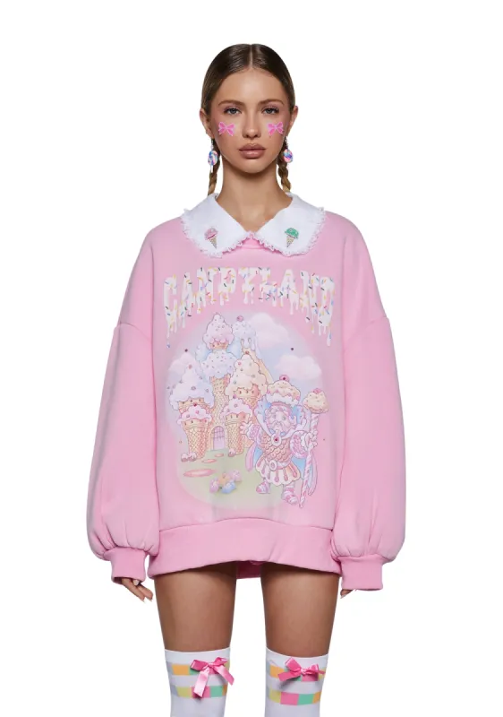 Sweeter Kind Oversized Sweatshirt sold by Dolls Kill