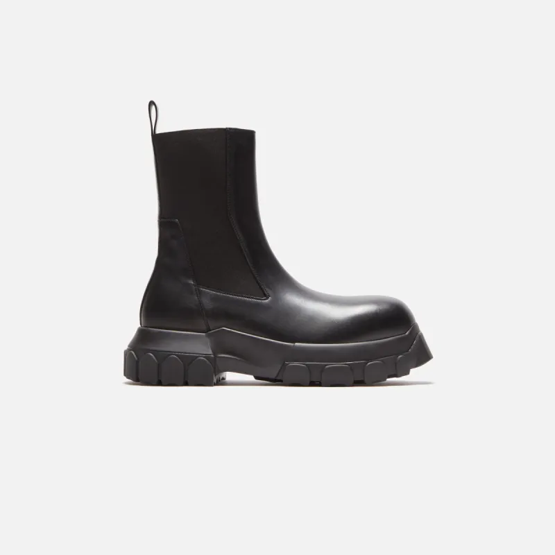Rick Owens Bozo Tractor - Black / Black sold by Kith