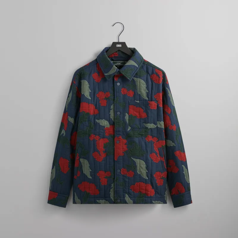 定価31350円 KITH KITE QUILTED SHIRT JACKET KITH KITE QUILTED SHIRT JACKET