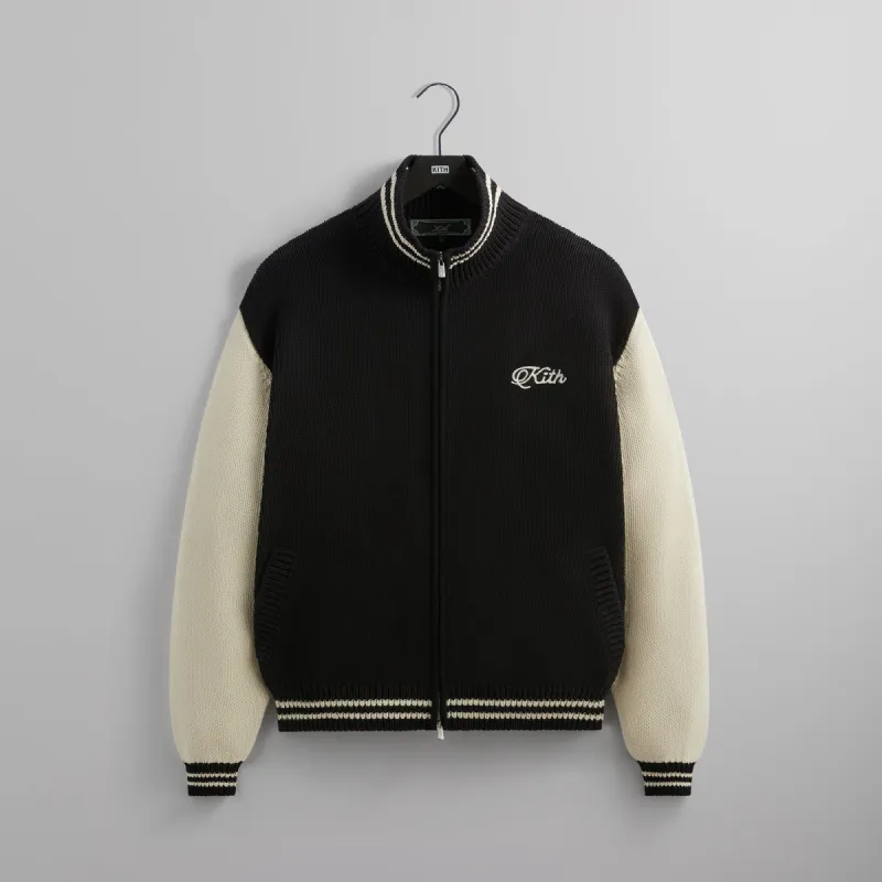 ジャケット・アウター Kith& Raiders Wyona Full Zip Sweater Kith for Peanuts Globe Wyona Full Zip Sweater - Nocturnal