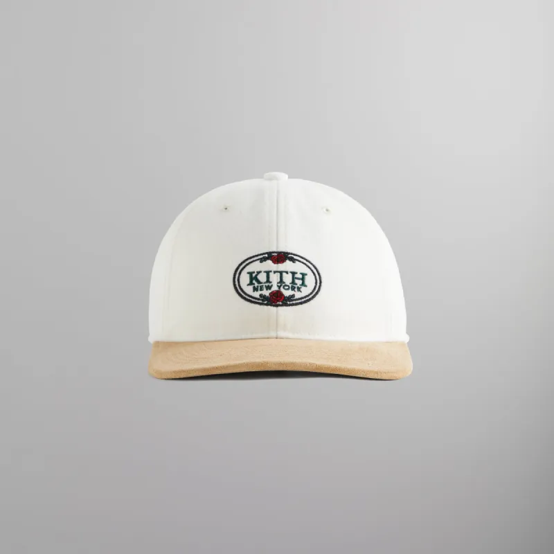 帽子 kith fall24 Microsuede Two Tone Cap Kith Two Tone Rose Logo Wool Cap - Loft | Parallel