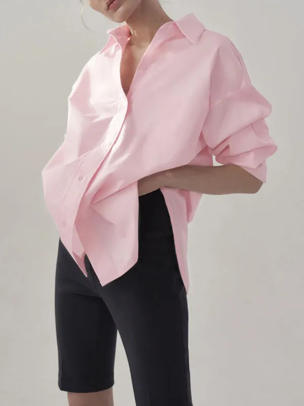 Cherry Blossom Oversized Button Down Shirt sold by COMMENSE