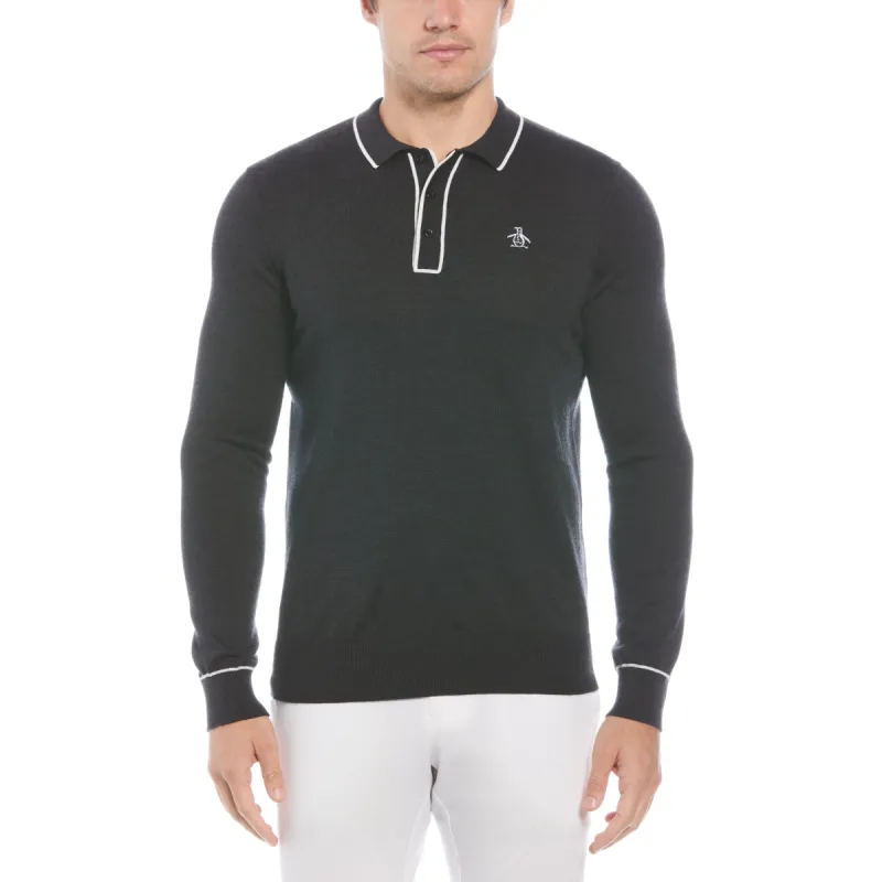 The Earl™ Merino Wool Blend Golf Sweater sold by Original Penguin