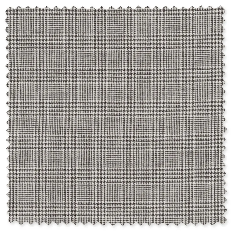 Black Cashmere Houndstooth sold by Gitman Brothers