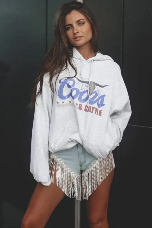A Good Day For A Coors Gray Hoodie sold by Amazing Lace