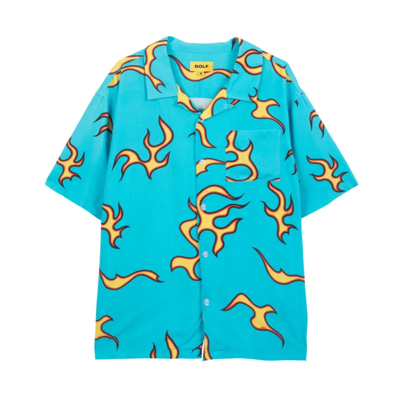 FLAME BUTTON UP by GOLF WANG sold by Golf Wang