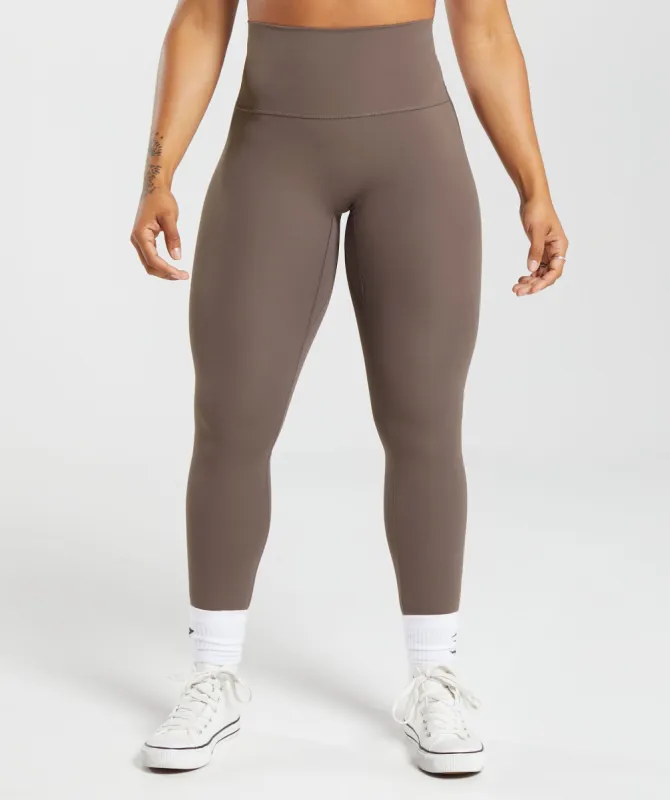 Gymshark Legacy Leggings - Walnut Mauve sold by Gymshark