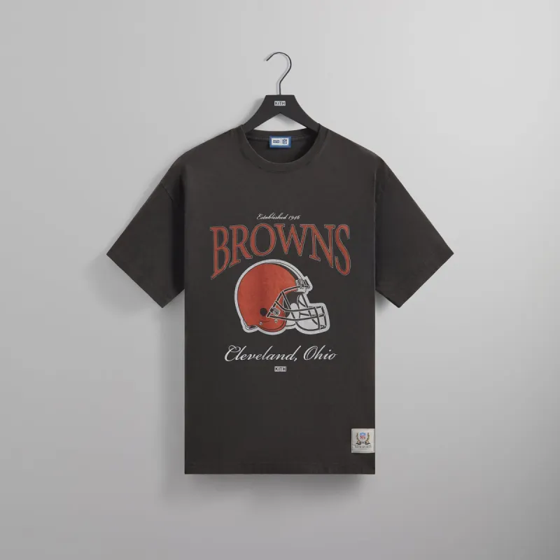 Kith for the NFL: Browns Vintage Tee - Black sold by Kith