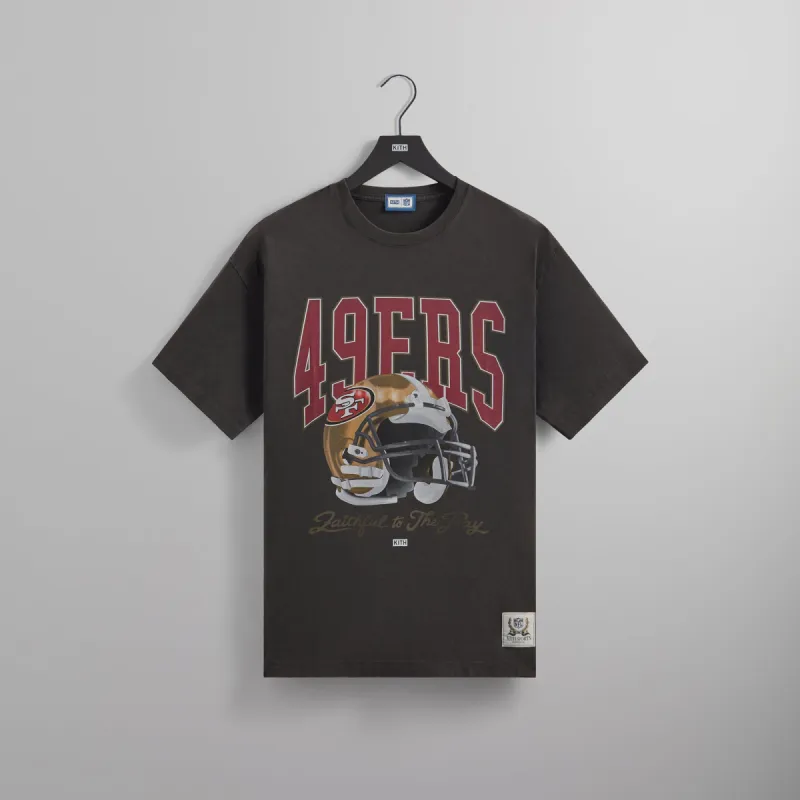 Kith for the NFL: 49ers Vintage Tee - Black sold by Kith