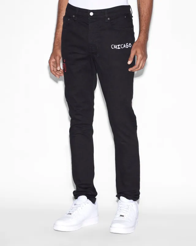 CHITCH CHICAGO LAID BLACK sold by Ksubi
