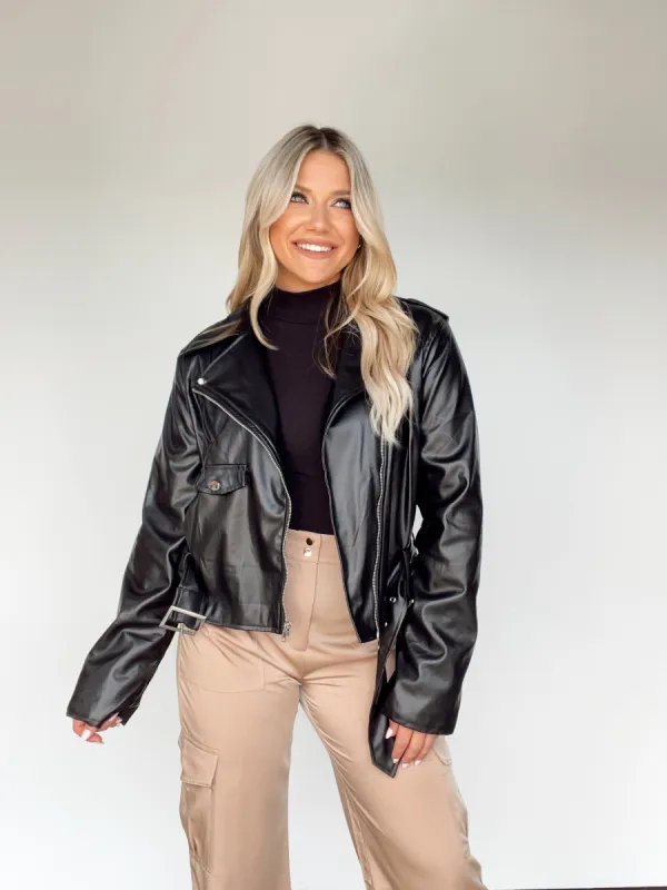 Street Queen Moto Jacket sold by LANE 201