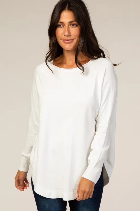 Ivory Soft Sweater sold by Pinkblush