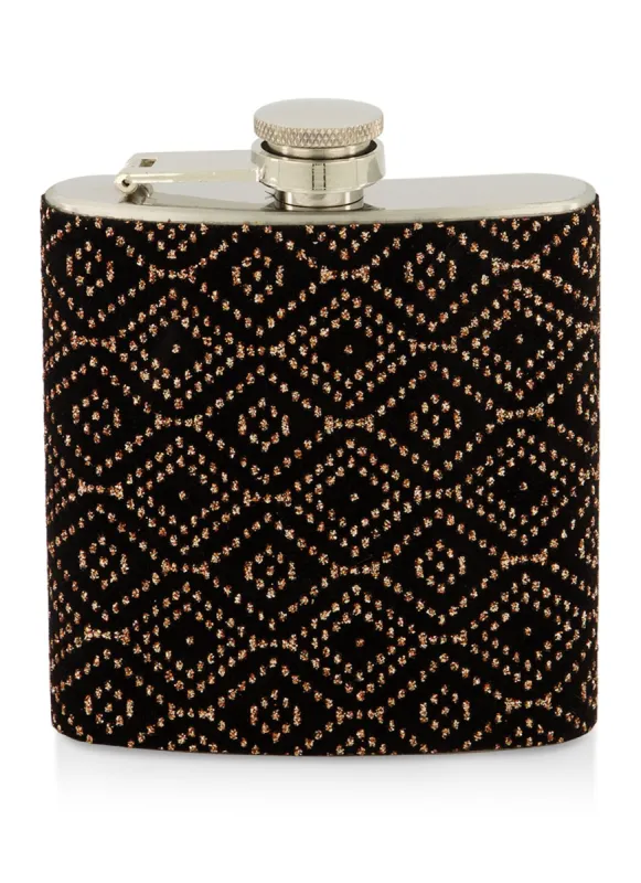 Patterned Glitter Flask sold by Rainbow