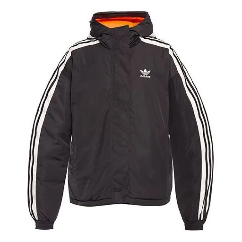 (WMNS) adidas originals Short Down Jacket 'Black' ED7583 sold by KicksCrew