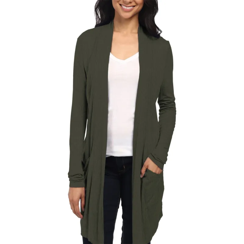 Long Sleeve Open-Front Cardigan sold by Lord & Taylor