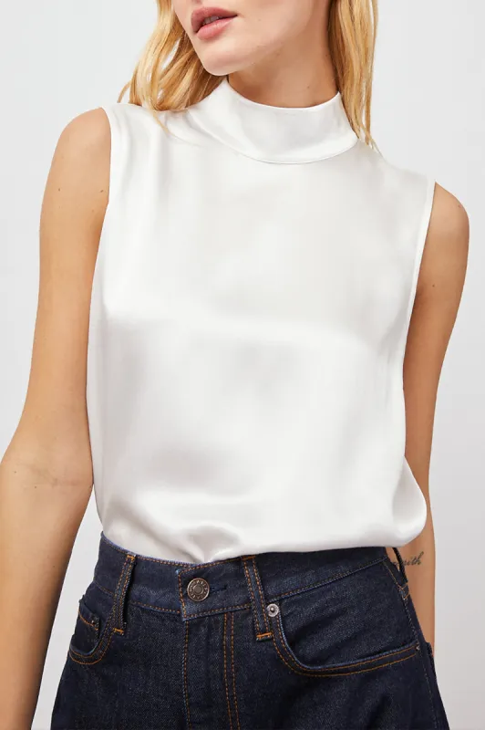 YOLIE TOP - WHITE sold by Rails