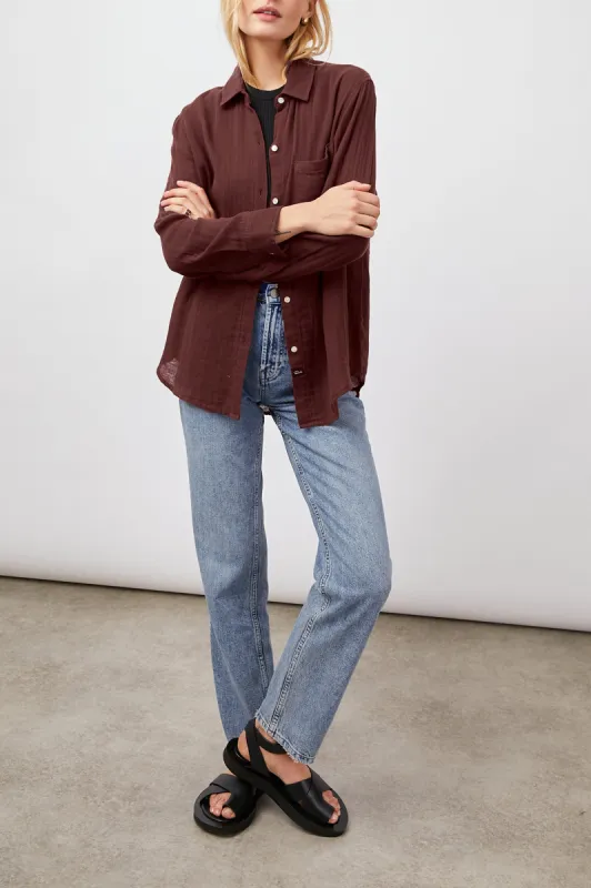 ELLIS SHIRT - RUSSET sold by Rails