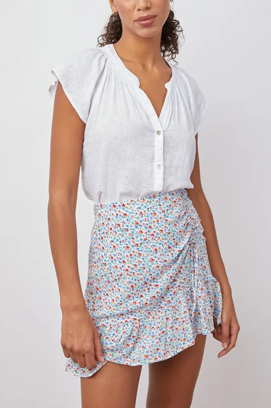 ALENA TOP - WHITE sold by Rails