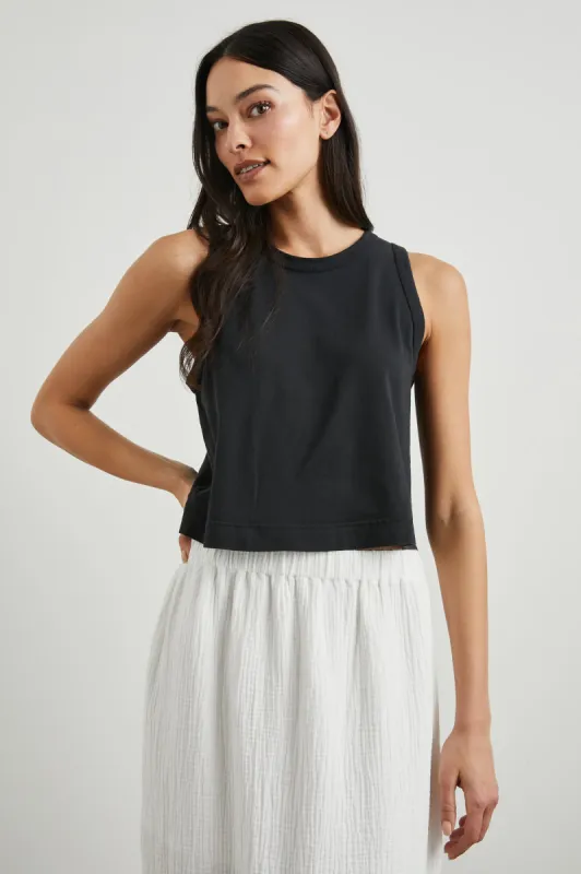THE BOXY TANK - BLACK sold by Rails
