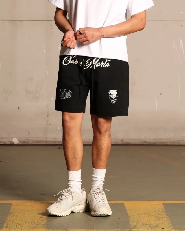 Saint Morta Roadhouse Denim Shorts Black sold by Culture Kings