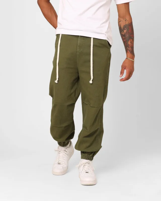 XXIII James Street Joggers Green sold by Culture Kings
