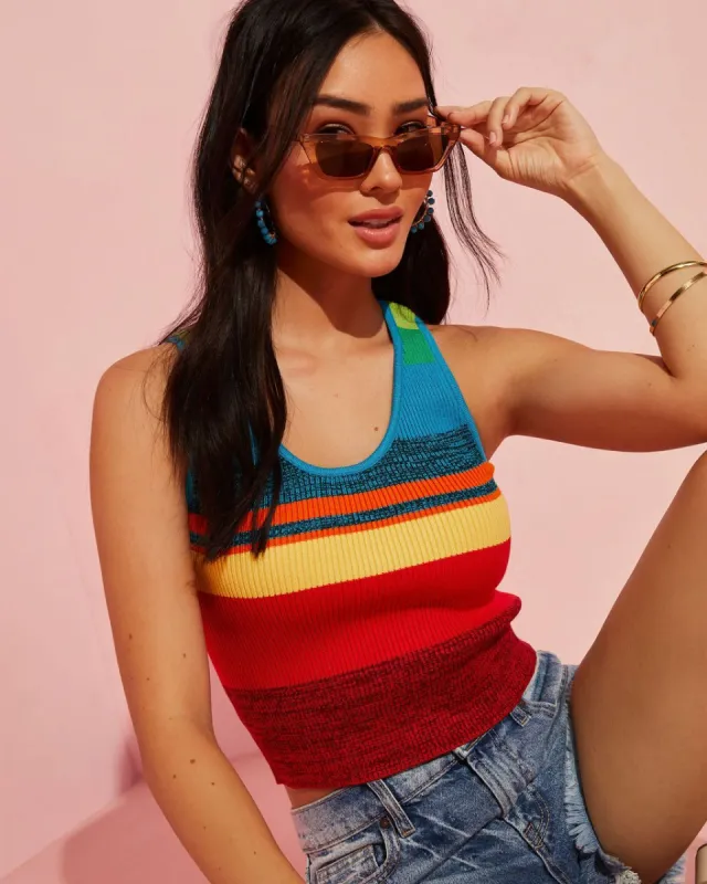 Rainbow Knit Tank - FINAL SALE sold by Vici