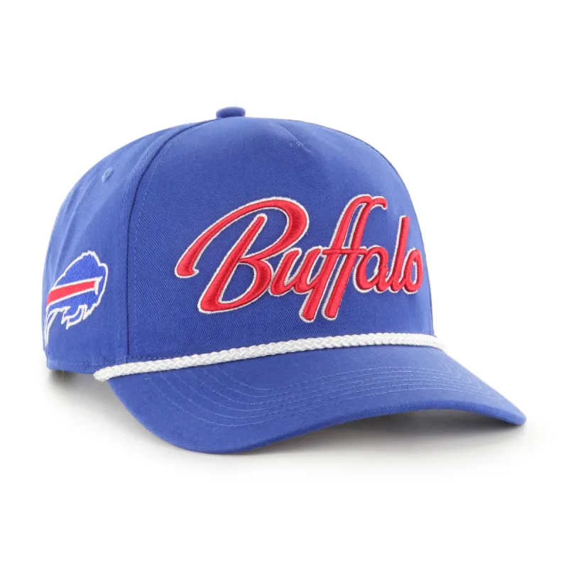 バッファロー・ビルズ トラッカーハット 47 Men's Buffalo Bills '47 White/Red Stack Line Hitch Trucker