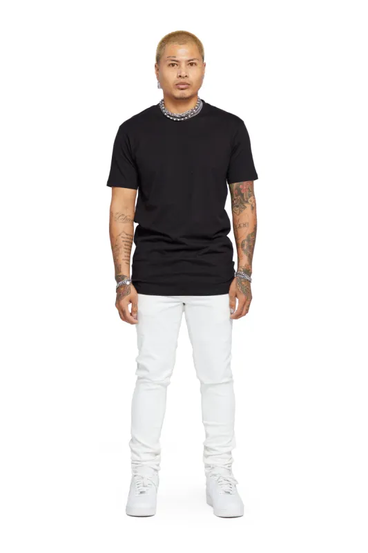 "MR CLEAN 2.0" WHITE SKINNY JEAN sold by valabasas