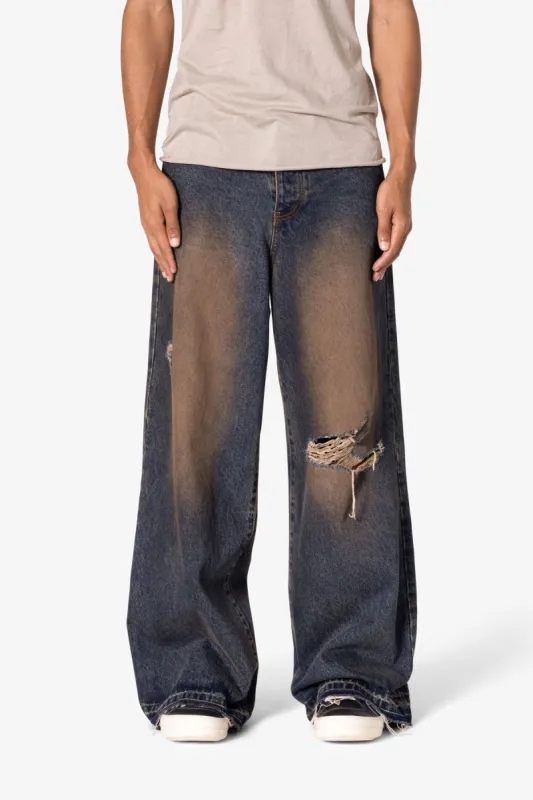 Baggy Rave Denim - Rust sold by MNML