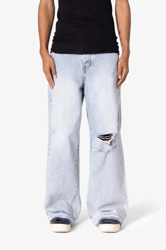 Baggy Rave Denim - Light Blue sold by MNML