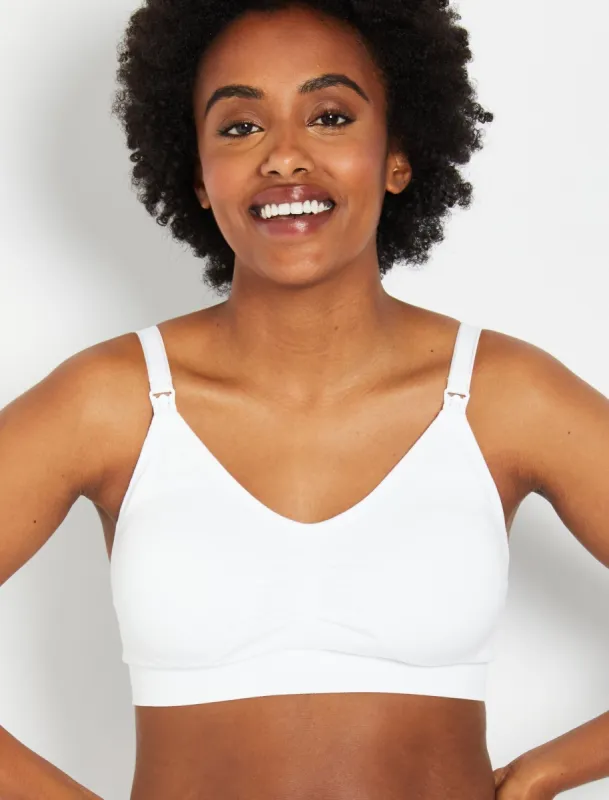 Full Busted Seamless Nursing & Maternity Bra (D+ Cup Sizes) sold by Motherhood Maternity