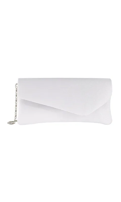 Marcy White Prom Clutch 910 sold by PromGirl