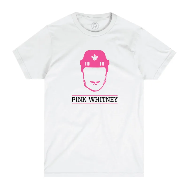 PINK WHITNEY LEAF HELMET T SHIRT - WHITE sold by Pro Hockey Life