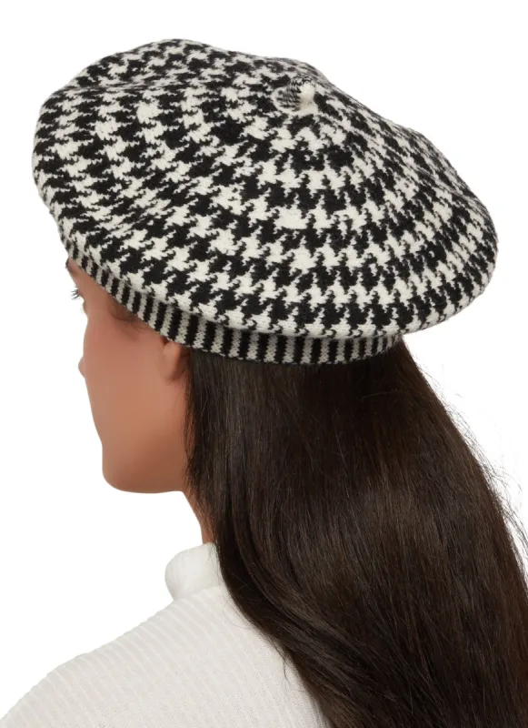 Houndstooth Beret sold by Rainbow