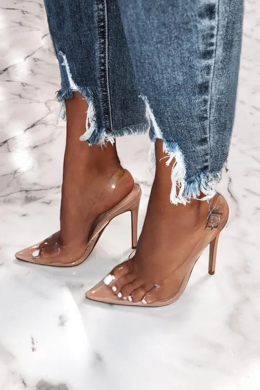 She's On Fire Pump - Nude sold by Fashion Nova