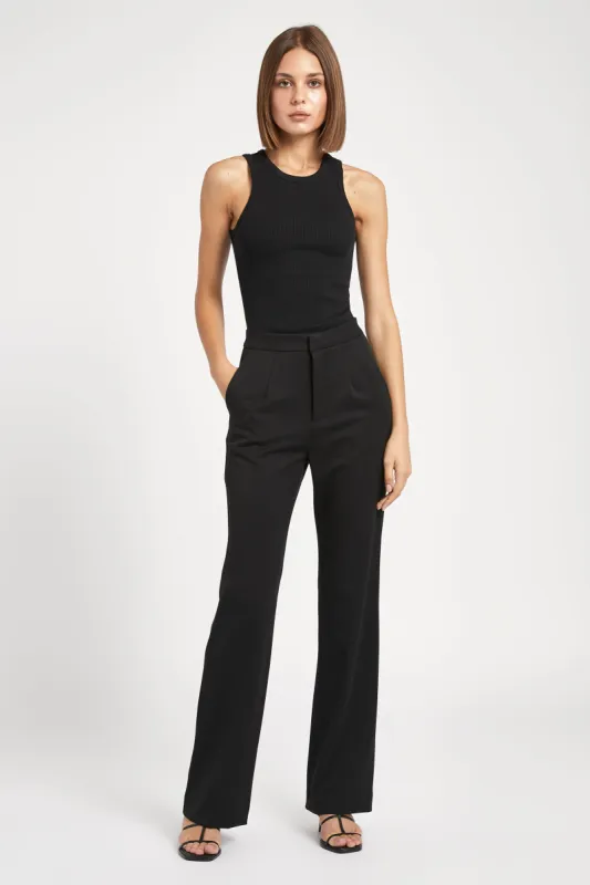 Tailored Suit Trousers - Black sold by Because of Alice