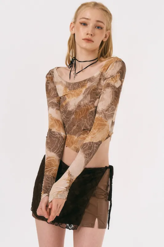 Alex Mesh Top sold by storets