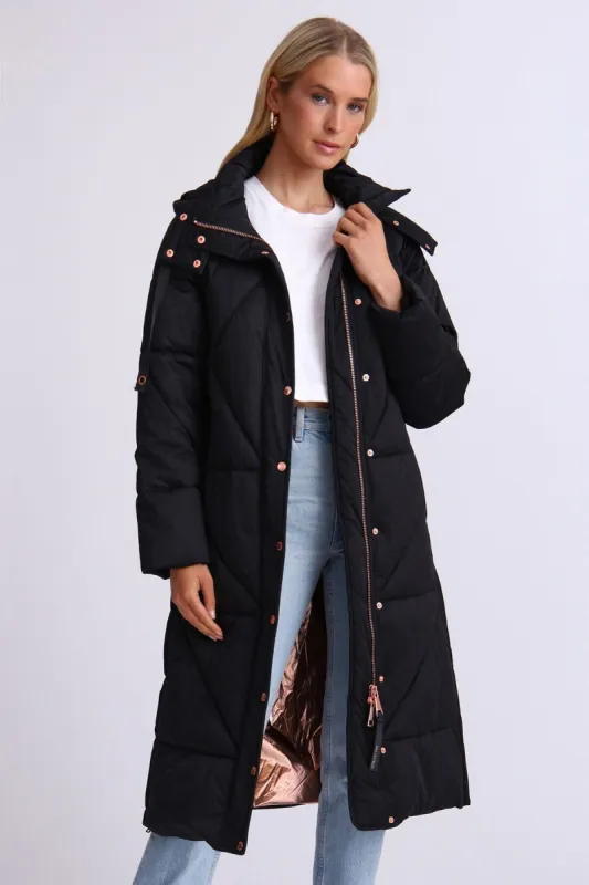 Thermalpuff™ Longline Cloud Duvet Puffer Coat sold by Avec Les Filles