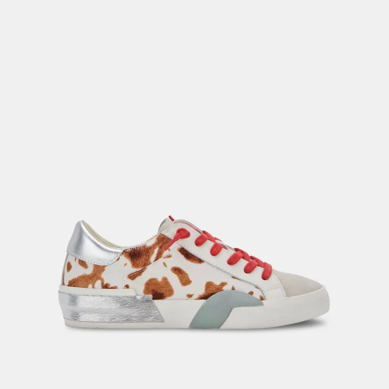 ZINA SNEAKERS TAN CALF HAIR sold by Dolce Vita