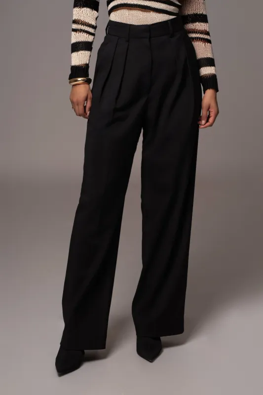 Black Power Hour High Waist Trousers sold by JLUXLABEL