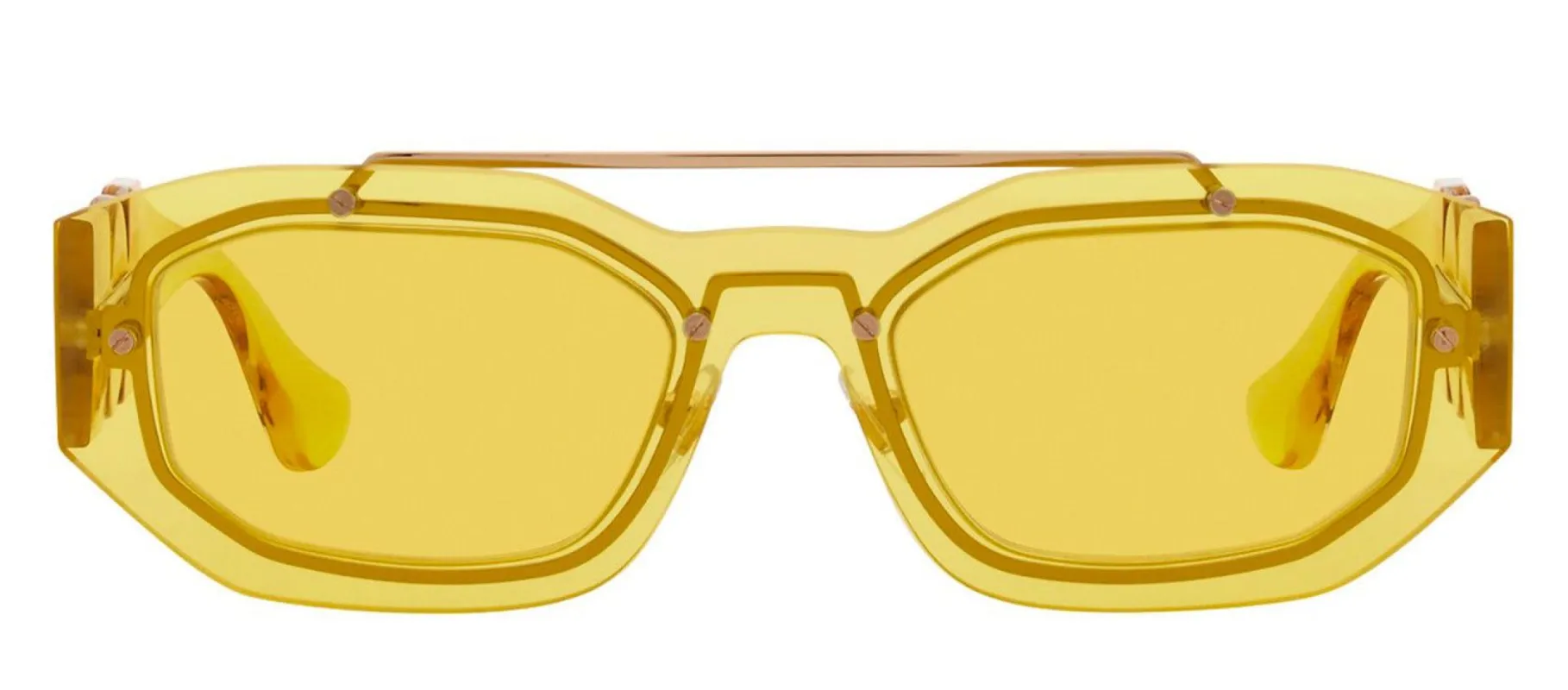 Versace VE 2235 100285 Fashion Plastic Yellow Sunglasses with Yellow Lens sold by Gaffos