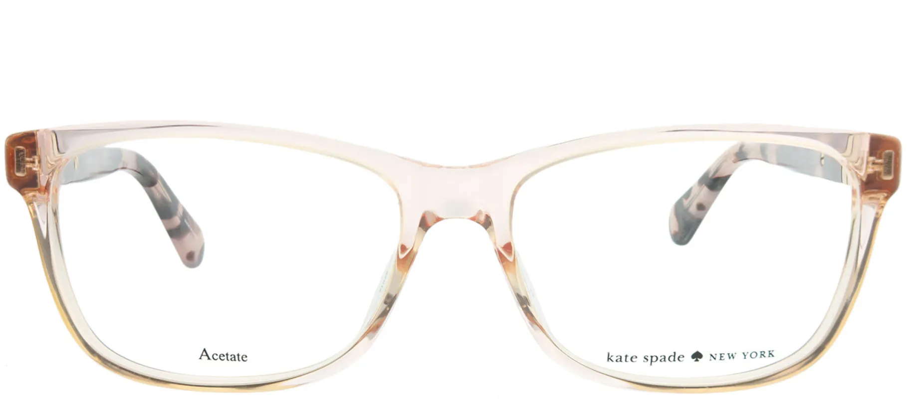 Kate Spade KS Calley HT8 Rectangle Plastic Pink Eyeglasses with Demo Lens sold by Gaffos