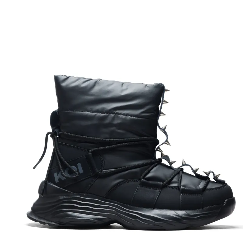 Cauldrife Demons Men's Spiked Snow Boots - Black | Parallel
