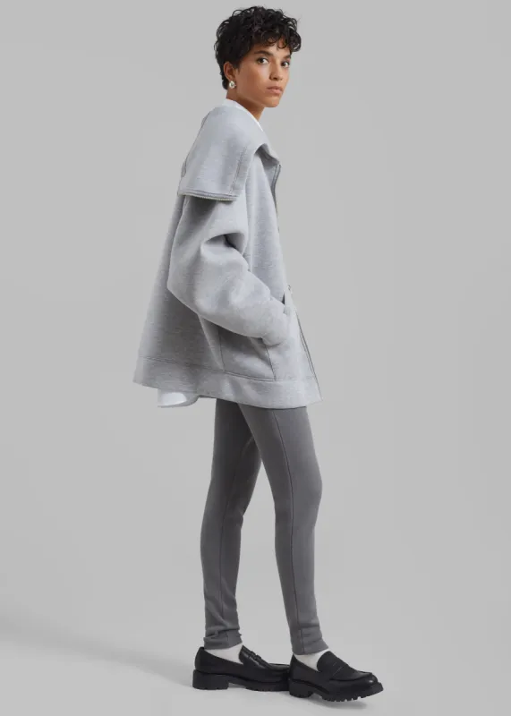 Denton Oversized Hoodie - Grey sold by Frankie Shop