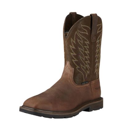 Groundbreaker Wide Square Toe Steel Toe Work Boot sold by Ariat