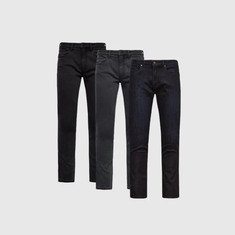 Straight Fit Comfort Jeans 3-Pack sold by True Classic